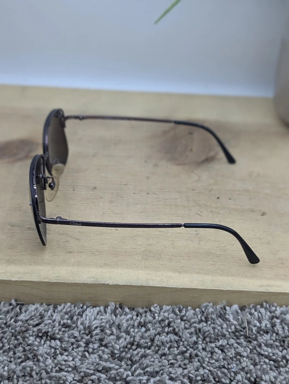 Chloe 19x Women's Sunglass/Eyeglass ***FRAMES ONLY*** Metal Rimmed